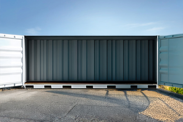 High Cube open full side, 40 feet, container