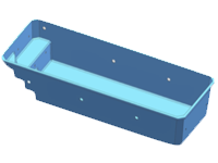 Container Chiq's pool tub diagram cut out